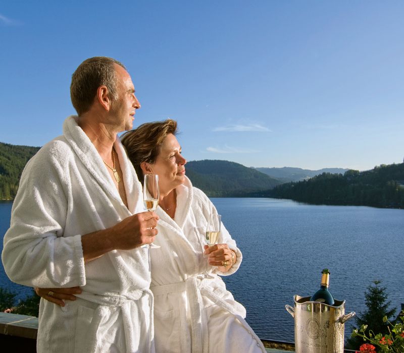 Zweisamkeit, romantischer Ausflug, Treschers Schwarzwaldhotel am See