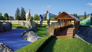 Golf spielen, Minigolf, Minigolf in den Alpen