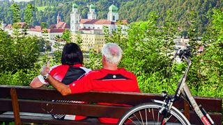 Pause beim Fahrradfahren, Austria Radreisen