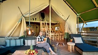 Campingplatz, Campingurlaub, Campingurlaub in den Bergen, Safari-Lodge-Zelte, Camping in Tirol, Camping in den Bergen