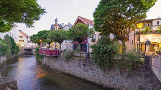 Idyllischer Ort am Fluss, schöne Häuser, AIB-KUR Bad Aibling