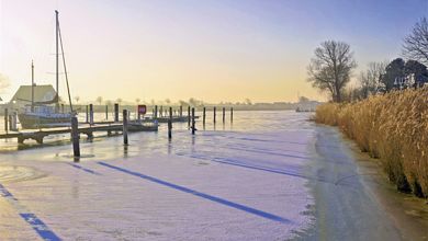 Nordseebad Carolinensiel-Harlesiel im Winter