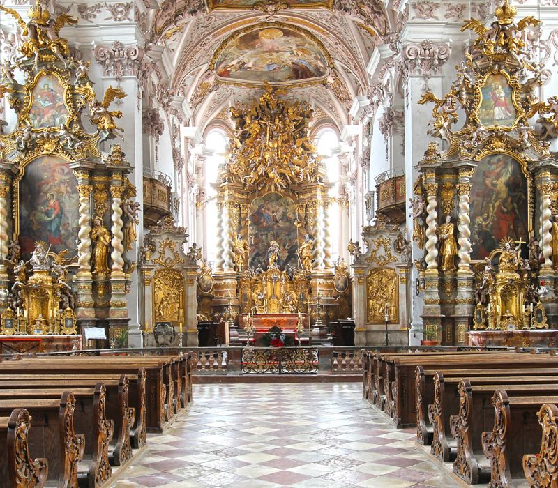 Bayerisches Donautal & Klosterwinkel, Asamkirche Mariä Himmelfahrt, Aldersbach